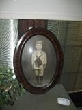 Antique Photo in Oval Frame