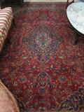 Persian Kashmiri hand-knotted wool rug