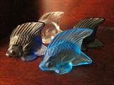 Murano glass fish figurines