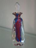 Art glass cologne bottle