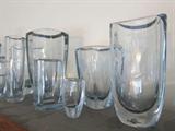 Strombergshyttan crystal vases