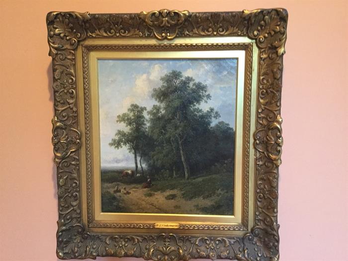 HADSON SCHOOL ANTIQUE PAINTING