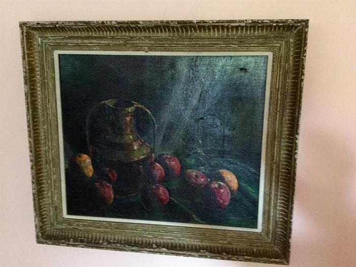 ANTIQUE STILL LIFE PAINTING