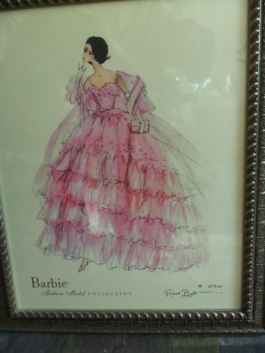 Barbie in Gorgeous Pink Gown from Robert Best's Fashion Model Collection