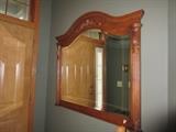 LARGE CARVED MIRROR