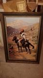 INDIAN TRAPPER FREDERIC REMINGTON 1979 FRAMED ART MASTER PIECE COLLECTION
