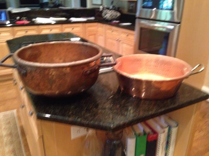 nice copper pots 