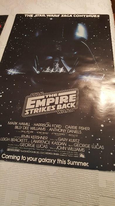 Star Wars Saga Continues The Empire Strikes Back Original Release Movie Poster