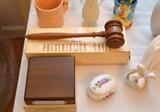 Presentation Gavel with Wood Block