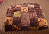 Lovely Large Quilted Bedspread / Comforter