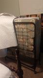 roll-away bed that appears to be completely unused!!  awesome cover with it!