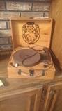 Vintage Lone Ranger wood 45 record player