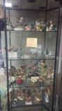 Andrea collectibles, Wee Forest Folks, Murano glass, and more!  Great glass display fixtures as well