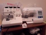 serger, sewing machines