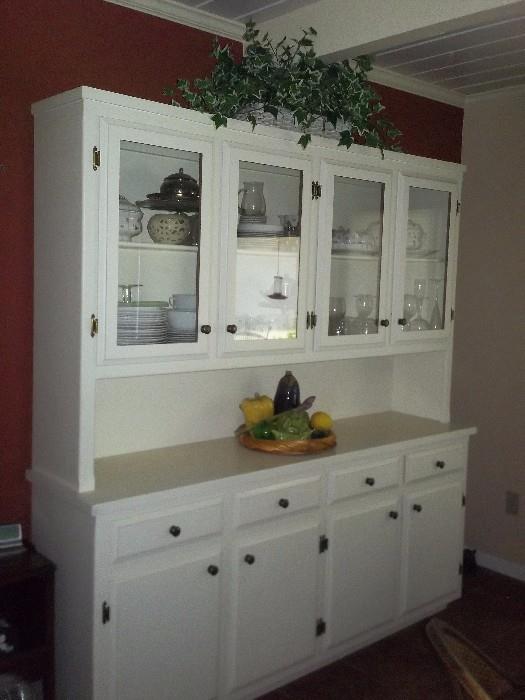 nice large cabinet painted white 250 dollars