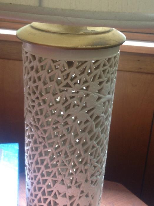 Mid century ceramic lamp