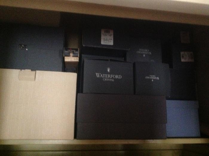 Unopened new Waterford crystal collection