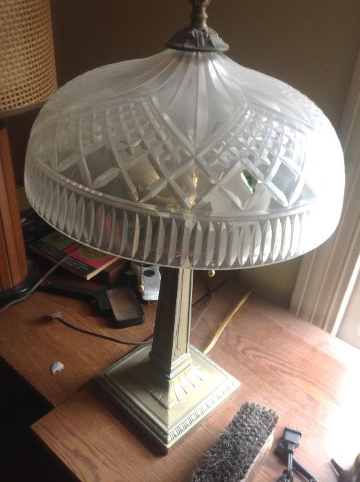 WATERFORD crystal Beaumont lamp