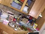 COOKBOOKS, GLASSES, DISHES, CONTAINERS