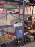 METAL SHELVING UNITS / GOLF BALLS AND MORE