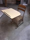 VINTAGE SCHOOL DESK