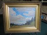 Oil on Canvas Painting signed C.H. Richert Maine Listed Artist 