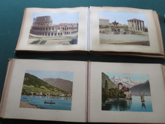 Antique Books with Color Plates 