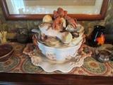 Fitz and Floyd Soup Tureen Sea Life 