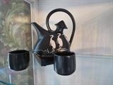 Super Tea Set with Cranes 