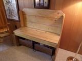 oak bench very cute - 42" long 