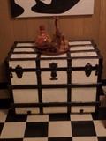 very unique antique trunk 
