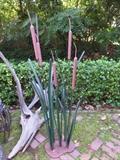metal cattails 