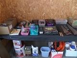 garage items and hand tools 