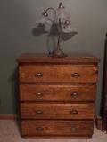 small pine chest 39" tall and 34" wide