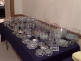 vintage glass ware - crystal - dish-ware - & collectibles & decor