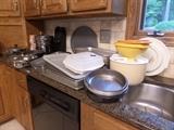 lots of clean kitchen ware, small appliances and glassware & china