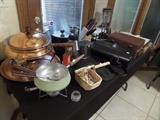 lots of clean kitchen ware, small appliances and glassware & china 