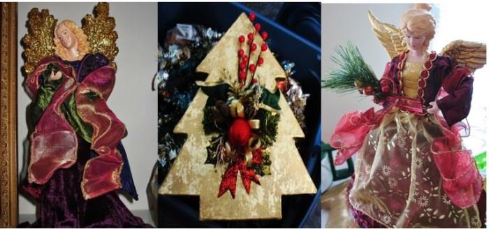 Lovely Angel Tree-toppers and Christmas Tree Box