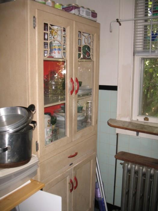 40's kitchen china closet