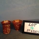 JP018 -#369-82A Luster Rose Tumbler-August Flower Lightshade