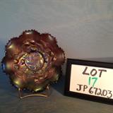 JP017 - #668 Northwood Amethyst Strawberry Bowl