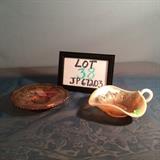 JP038 - Marigold Leaf Rays Dish & Marigold Pinecone Bowl