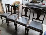 antique dining chairs