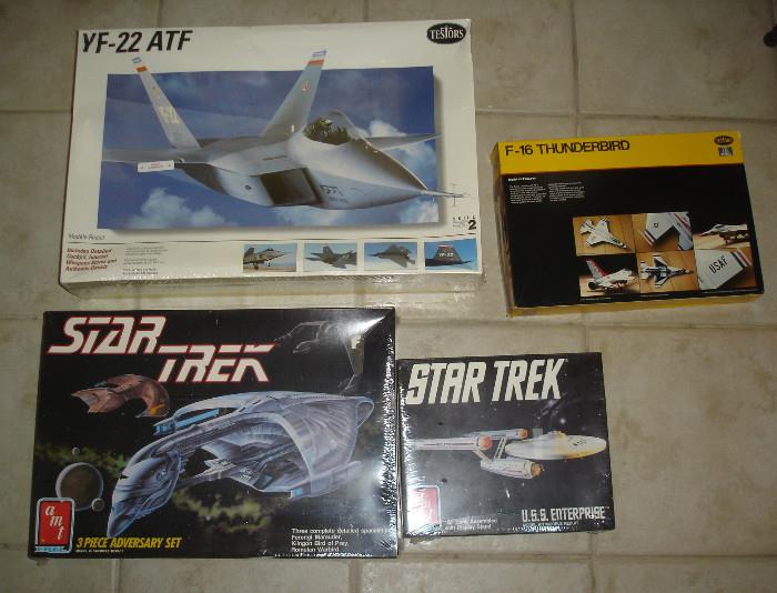 Model kits - aircraft, Star Trek