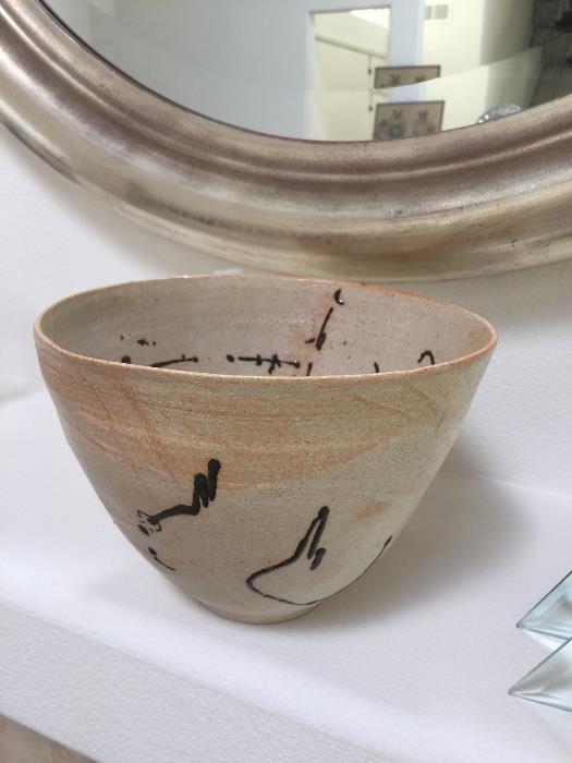 Art pottery bowl