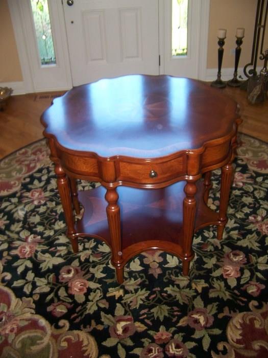 Beautiful Foyer Table-inlaid top