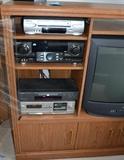Electronics including Aiwa Receiver, Magnavox DVD players, cassette and vhs players too