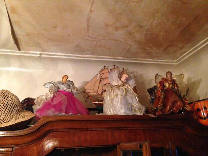 Part of the owner's doll collection.