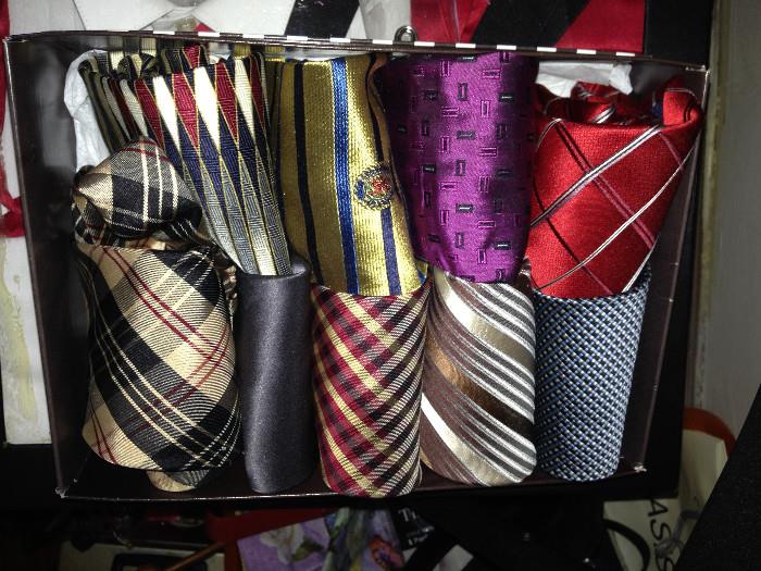 Fine men's ties.