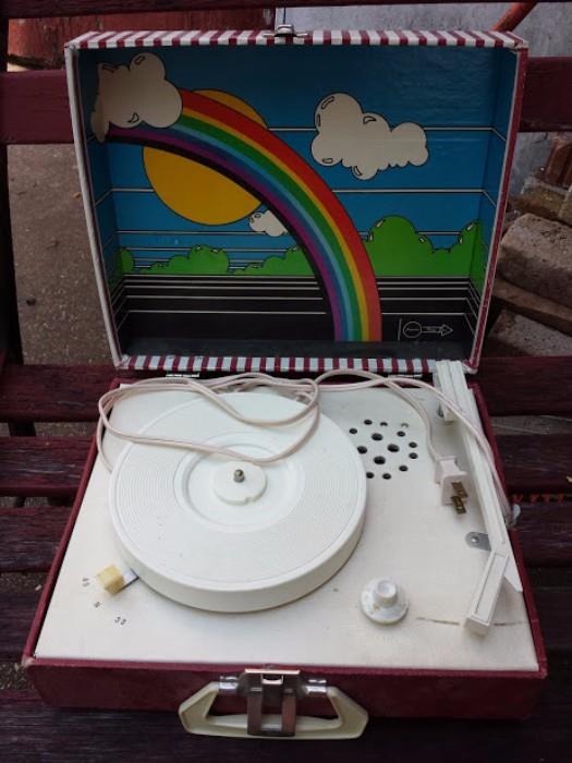 Child Portable Turntable Record Player Works Great!